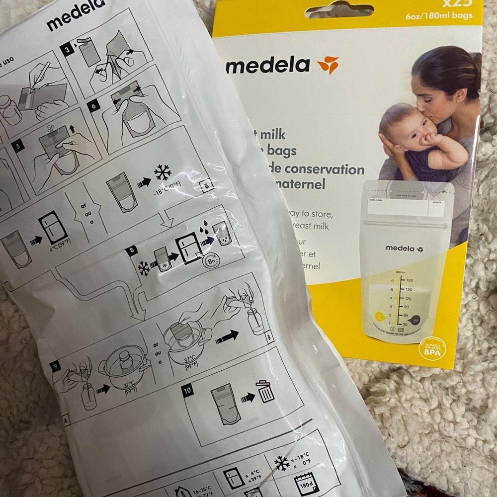 breast milk storage bags